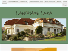 Tablet Screenshot of landhaus-luka.at